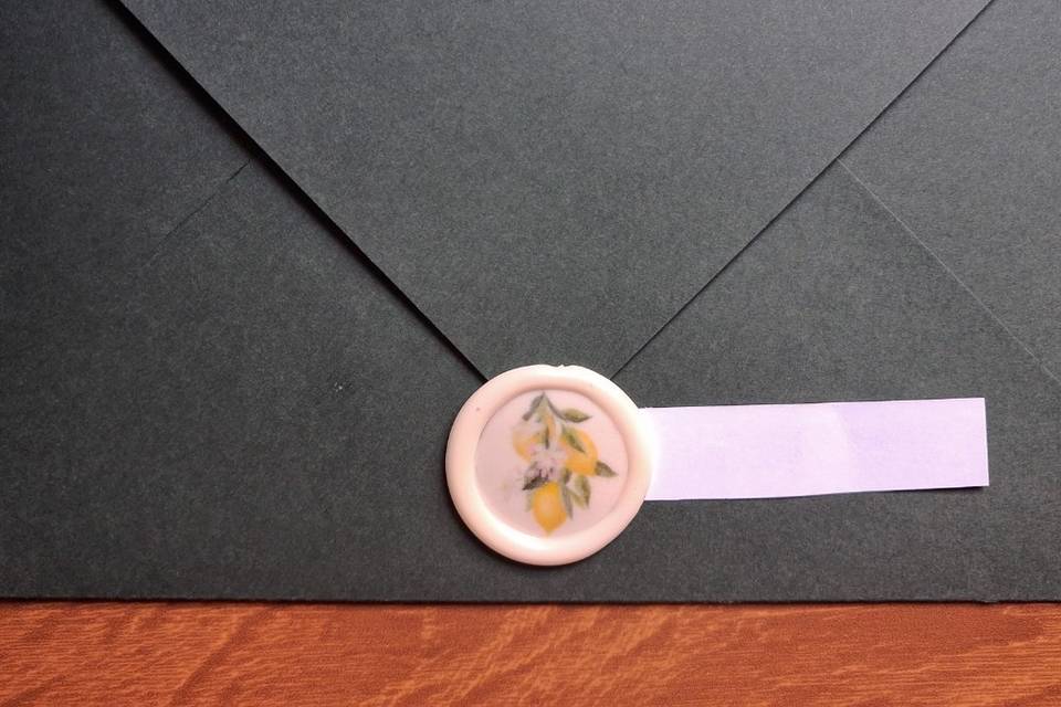 Lacre com impressão