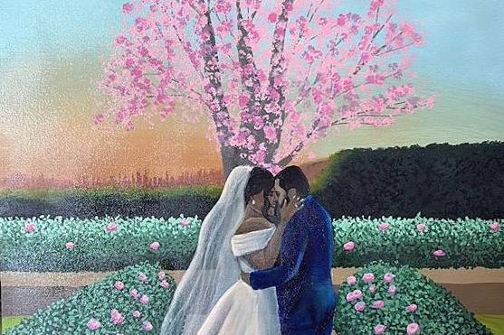 O jardim rosa