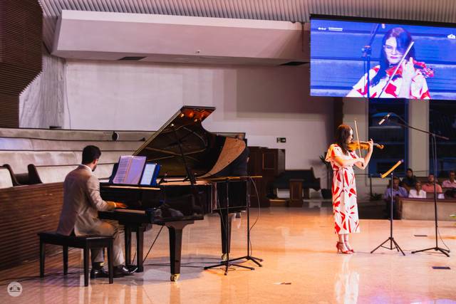 Violinista e pianista