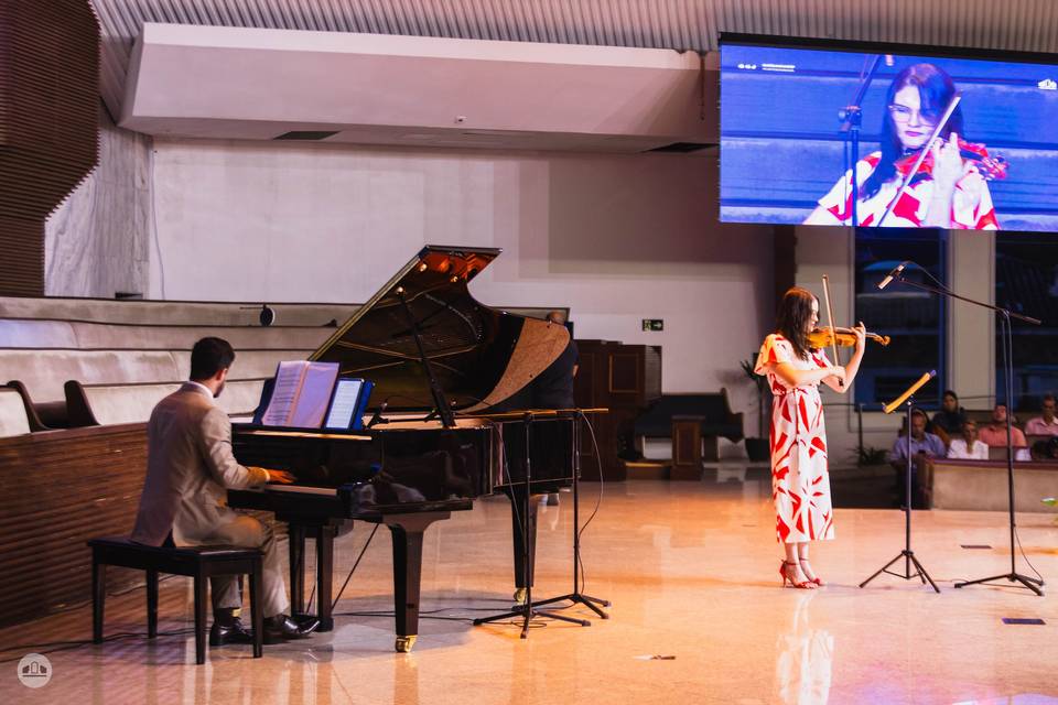 Violinista e pianista
