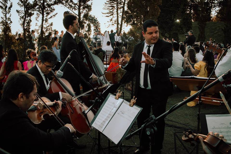 Orquestra em espaço aberto