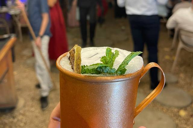 Drinks com espumas novas