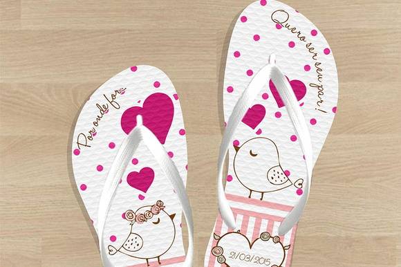 Chinelo personalizado