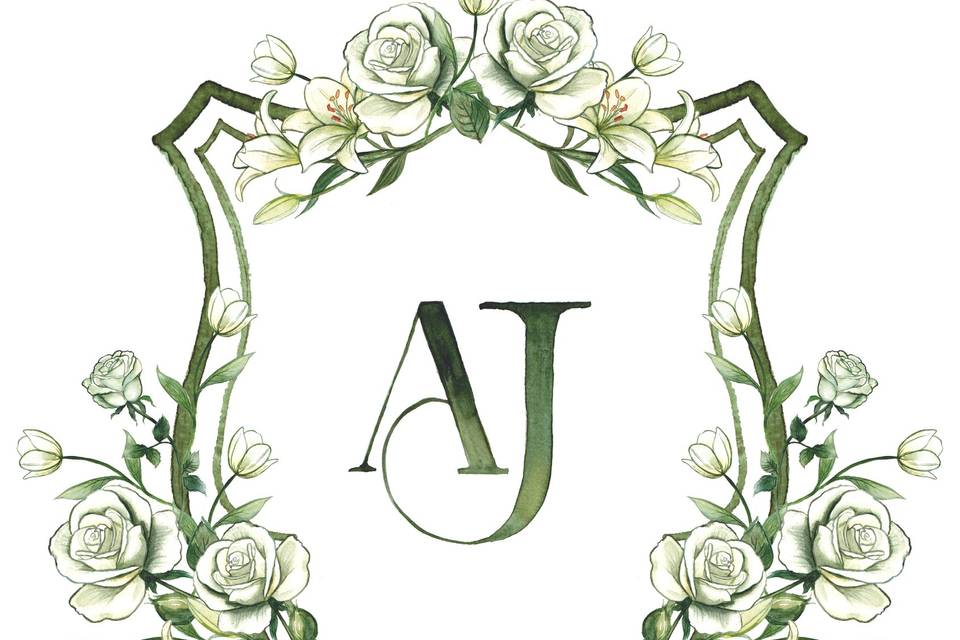 Aquarela de Brasão Casamento