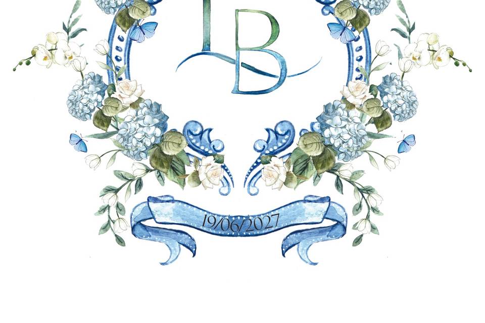 Aquarela de Brasão Casamento