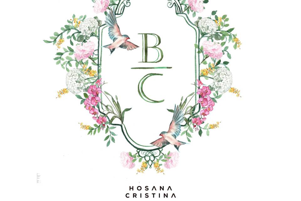 Aquarela de Brasão Casamento