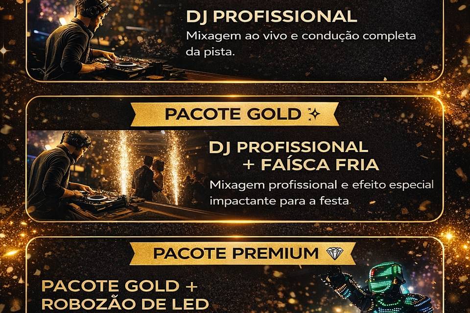 Pacotes disponiveis