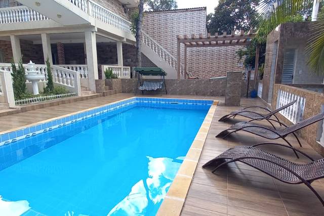 Área das piscinas