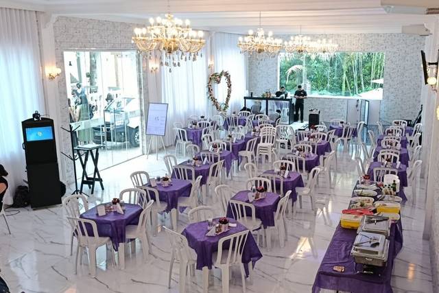 Foto interna salão de festa