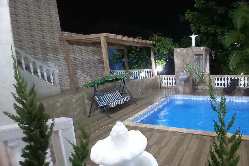 Área das piscinas