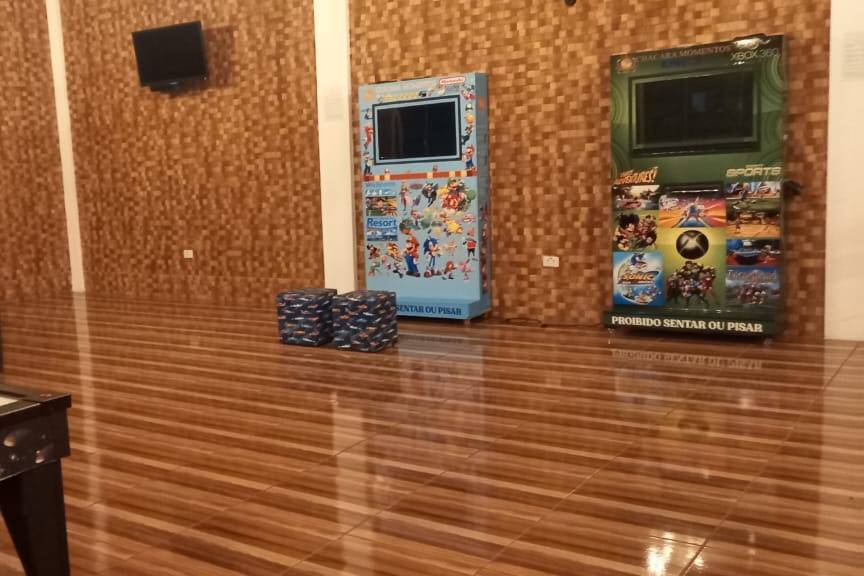 Salão de jogos interno