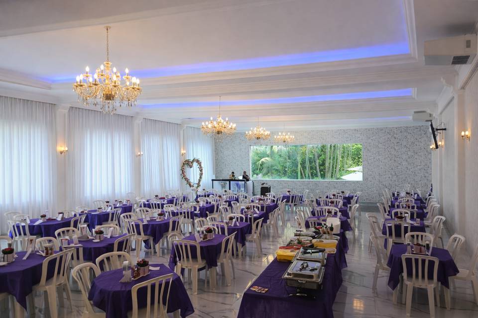 Salão de festa interno