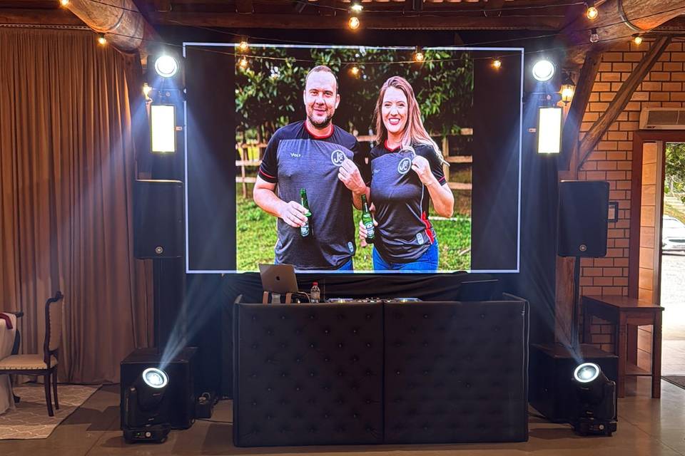 Casamento Som,Luz e Painel Led