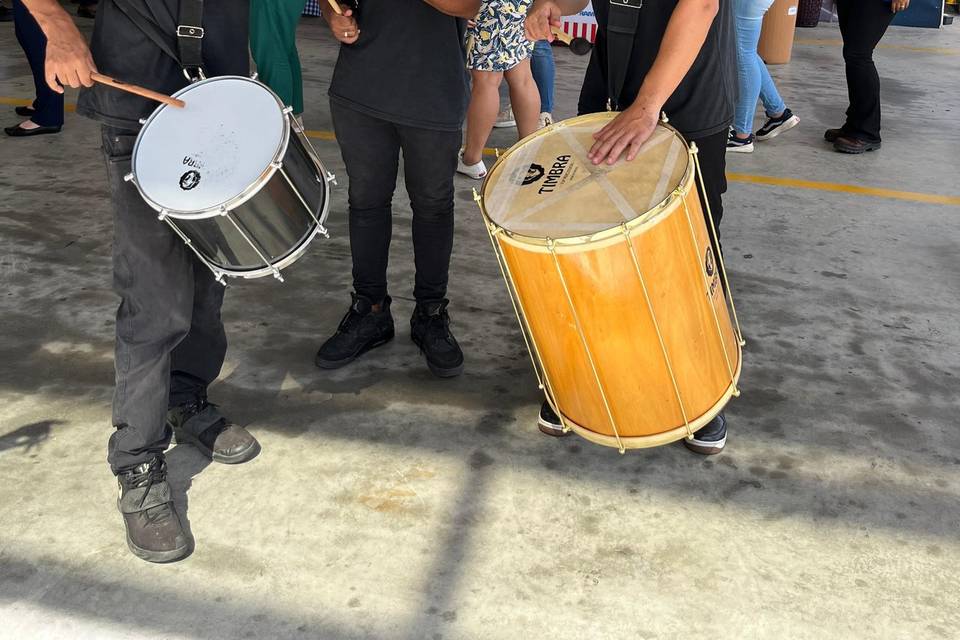 Energia contagiante do samba