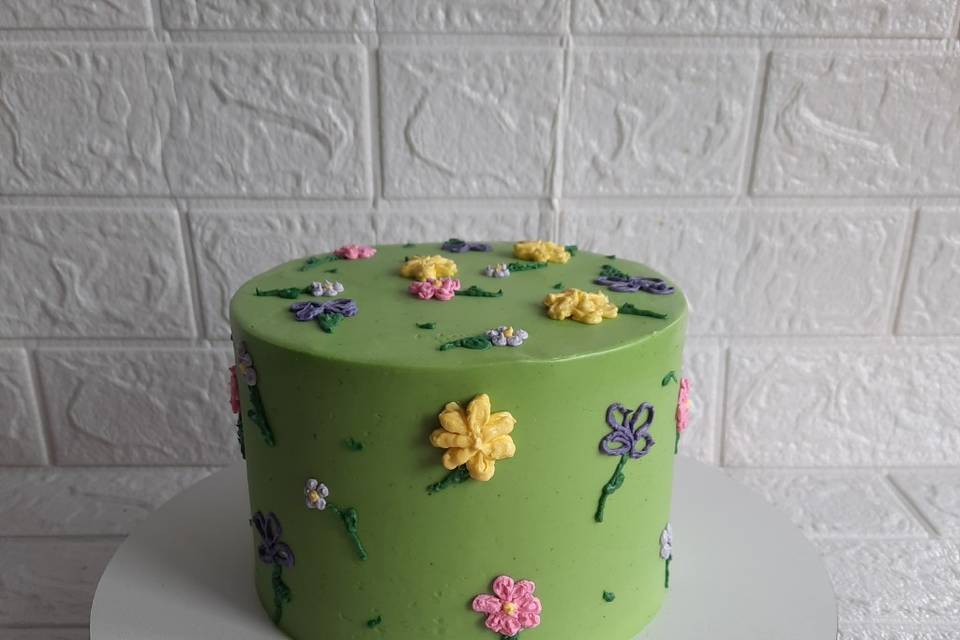 Bolo em buttercream