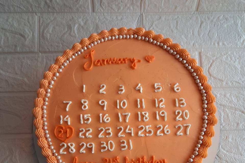 Bolo em buttercream