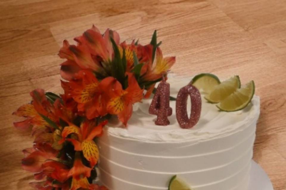 Bolo em buttercream