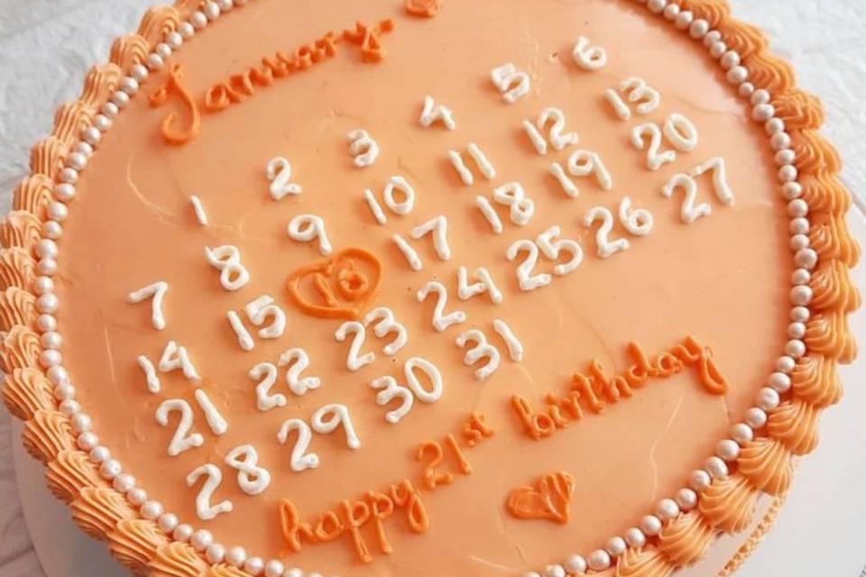 Bolo em buttercream