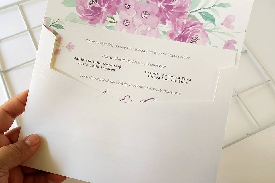 Envelope com impressão
