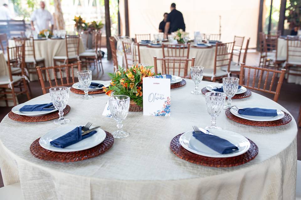 Mesa Posta Aniversário 70 anos