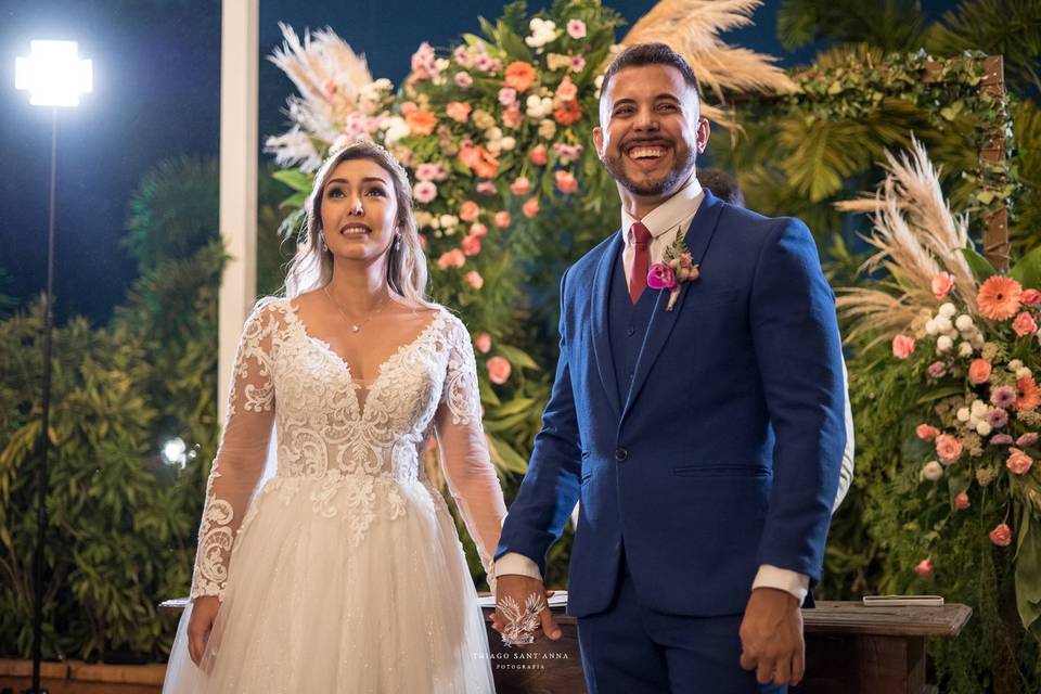 Noivos Vanessa e Murilo