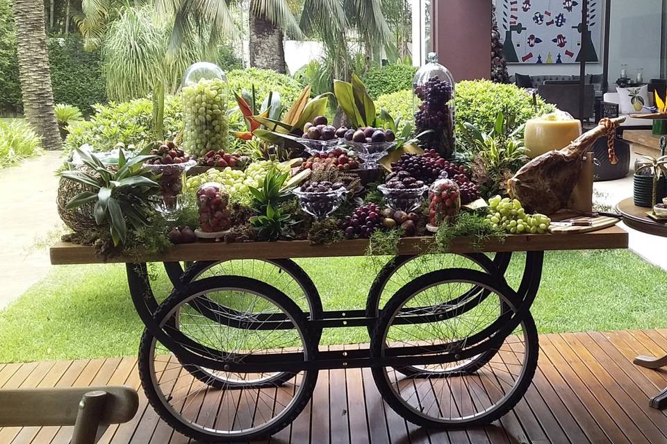 Mesa de frutas