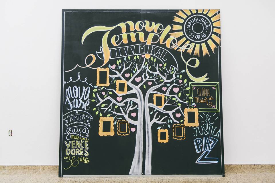 Chalkboard para eventos