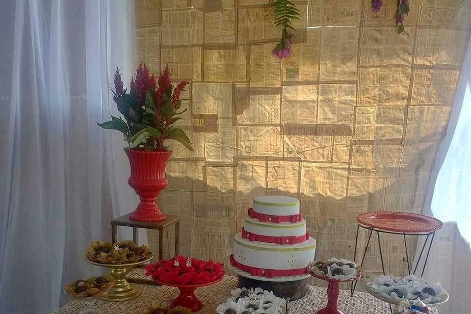 Mesa de doces Mini wedding