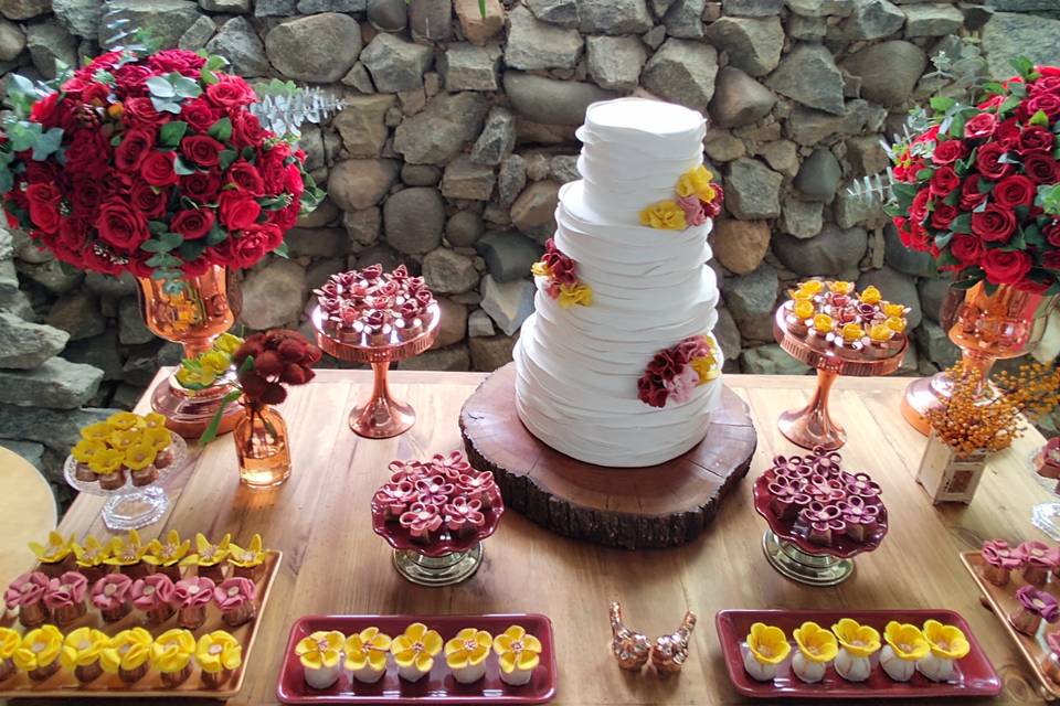 Casamento marsala e rose gold