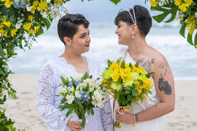 Noivas Fernanda e Marina
