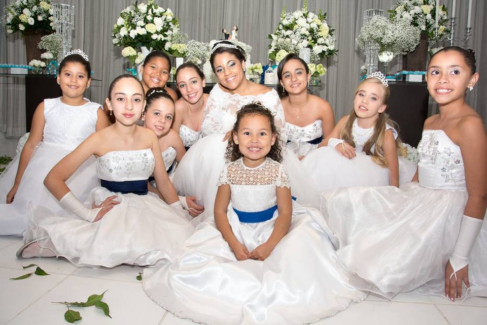 Damas e noiva