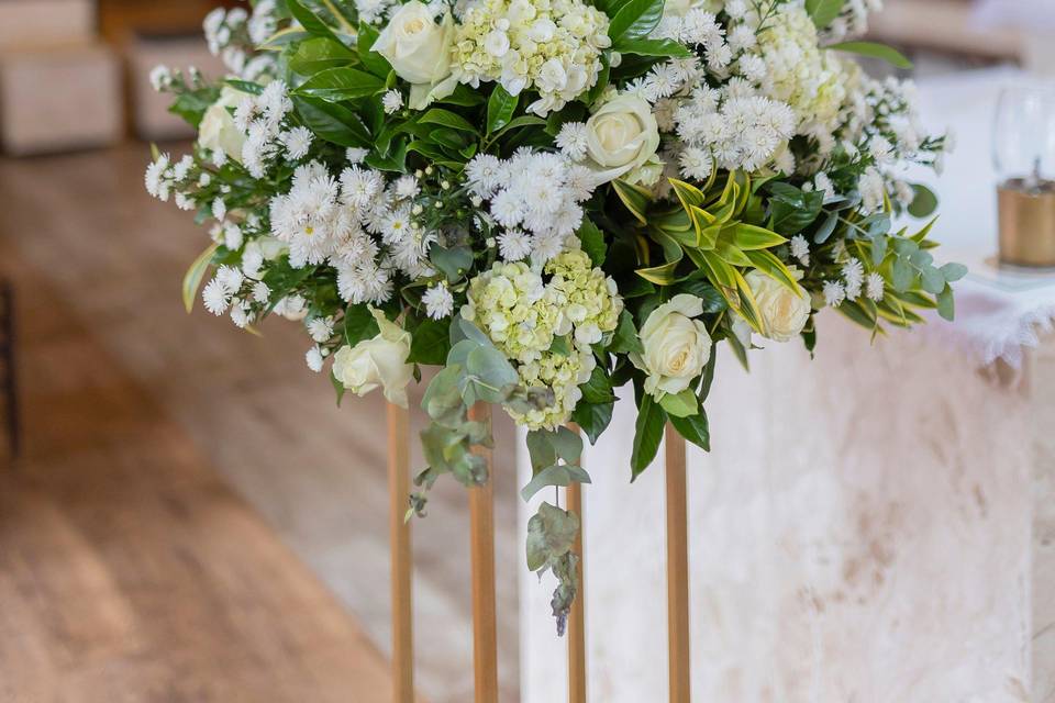 Casamento flores branca natura