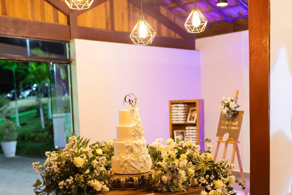 Casamento flores branca natura