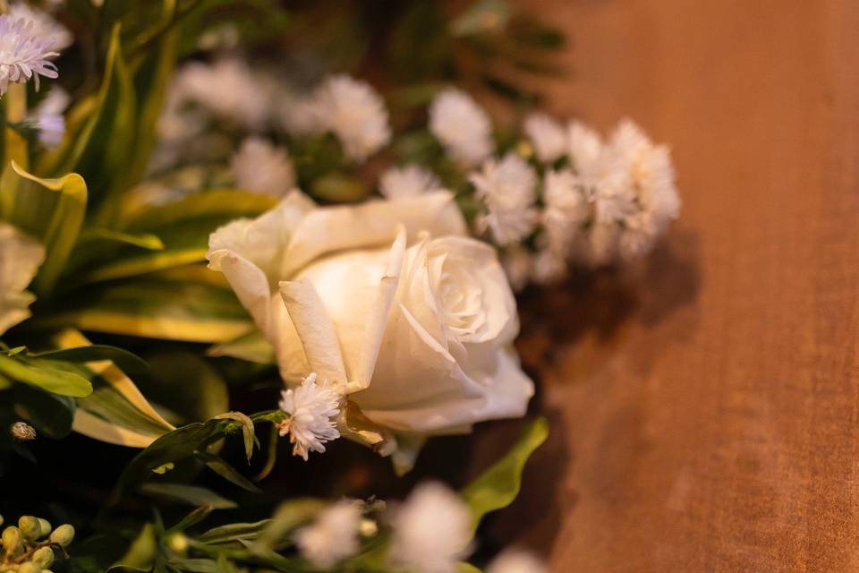 Casamento flores branca natura