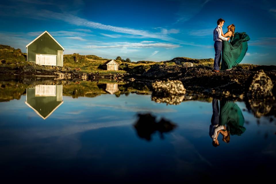 Pre-wedding exterior Noruega