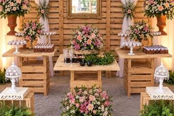 Mesa Bolo doces casamento Al.