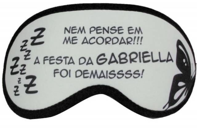Mascara brinde casamento