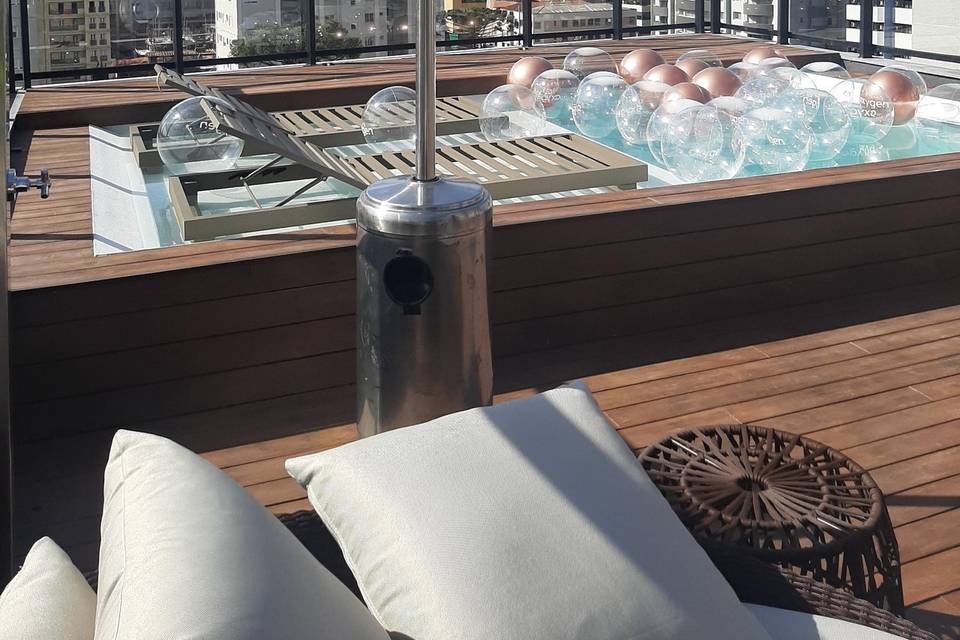 Aquecedor para eventos