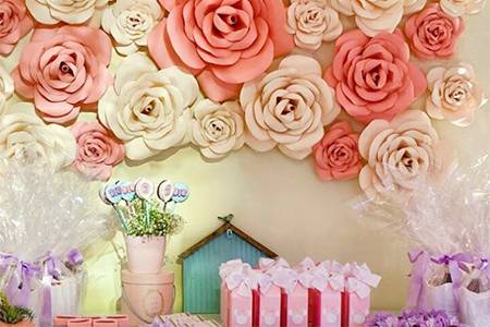 Decor: flores gigantes