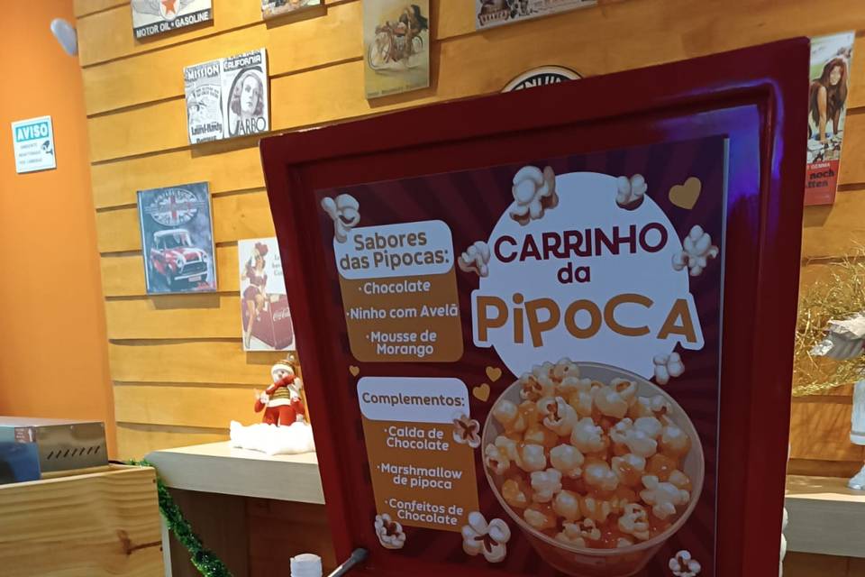 Carrinho de Pipoca Gourmet