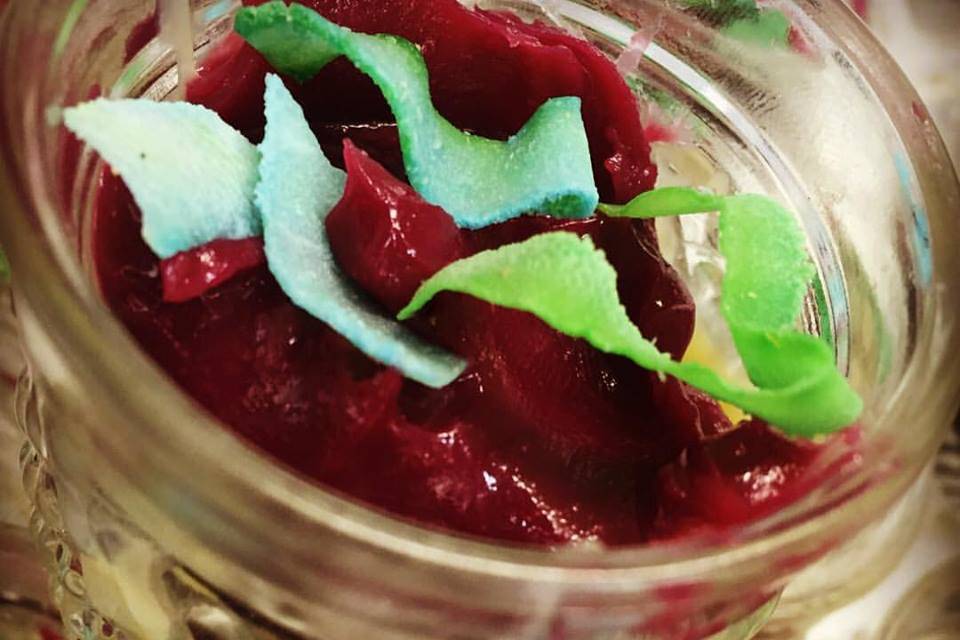 Verrine de frutas vermelhas