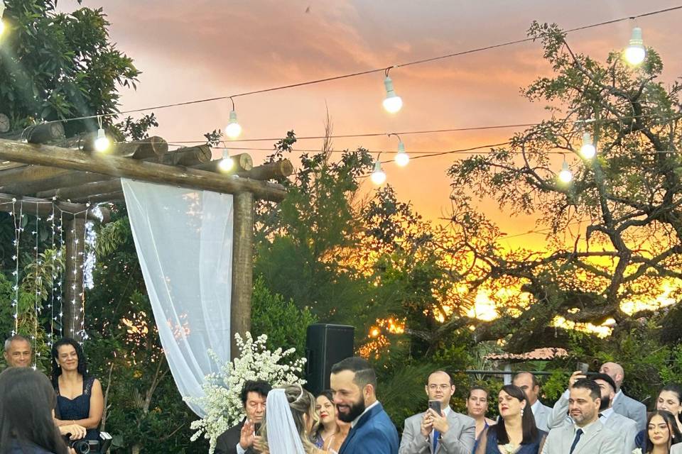 casamento ao ar livre