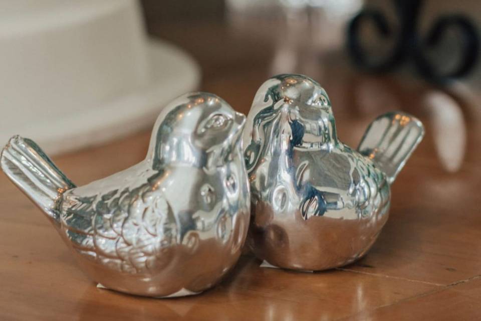 decoração mesa do bolo