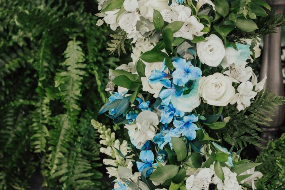 Decoração mesa do bolo