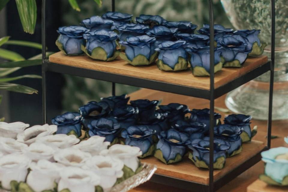 Decoração mesa do bolo