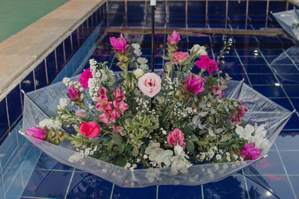 piscina decorada