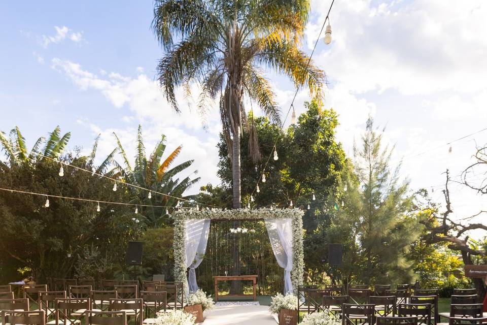 casamento ao ar livre
