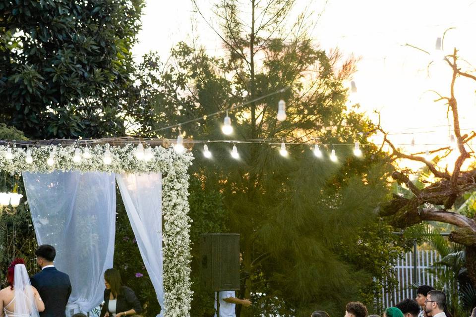 casamento ao ar livre