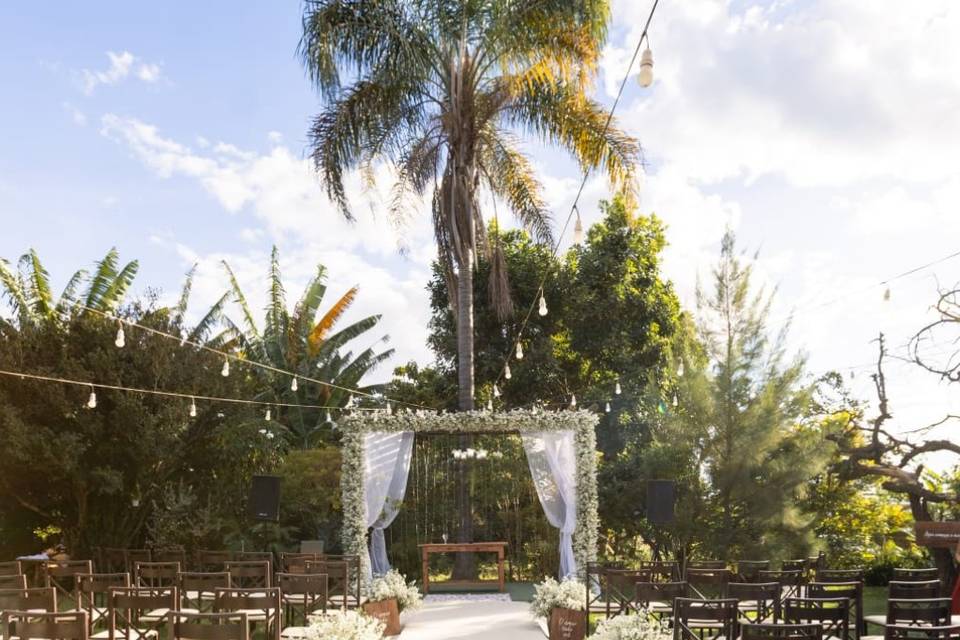 casamento ao ar livre