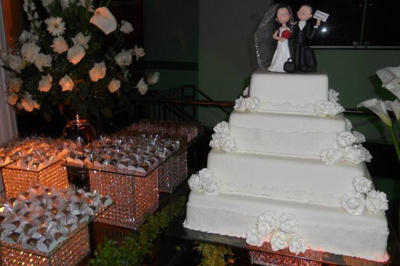 O bolo de casamento